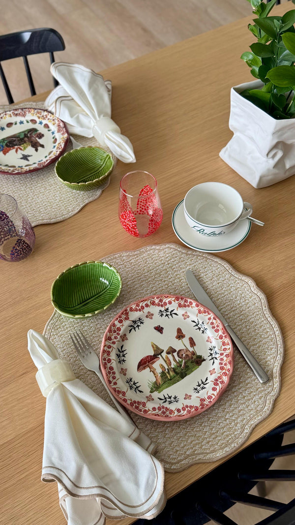 Beige Maison Table Set (For 2)