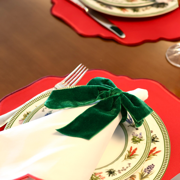 Red Bloom Table Set (For 2)