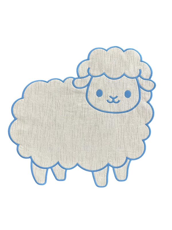 Little Lamb Placemat - Blue
