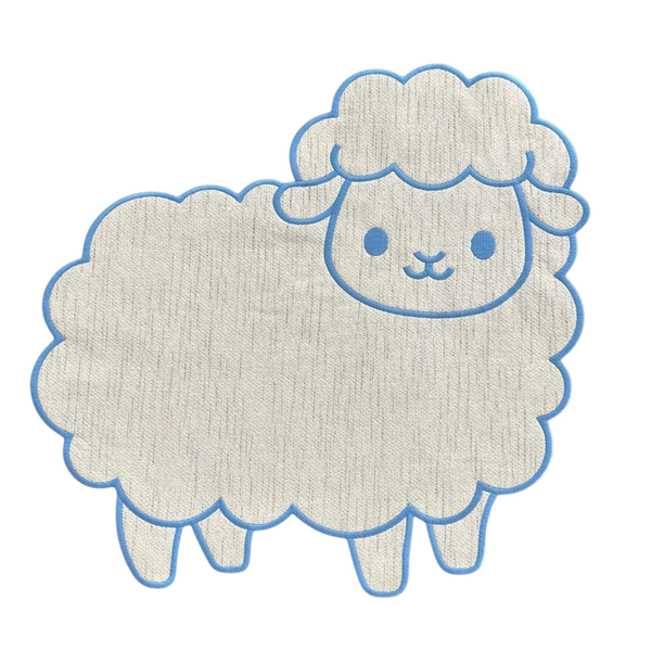 Little Lamb Placemat - Blue