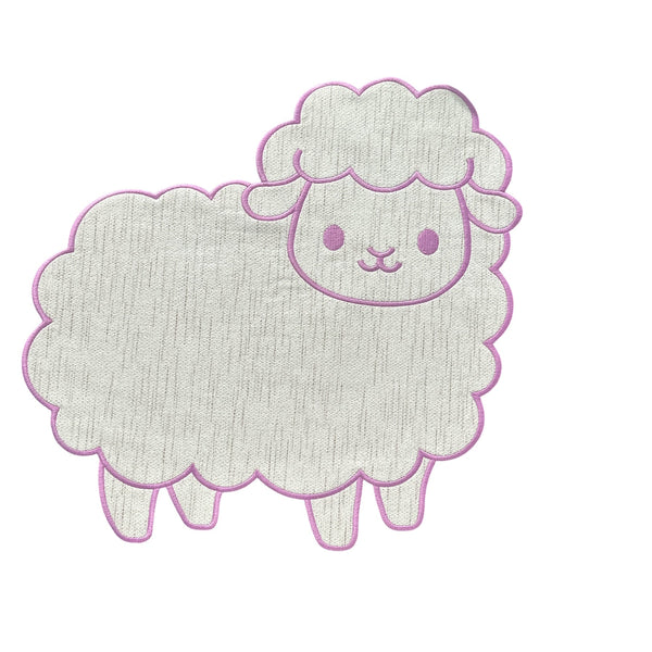 Little Lamb Placemat – Pink